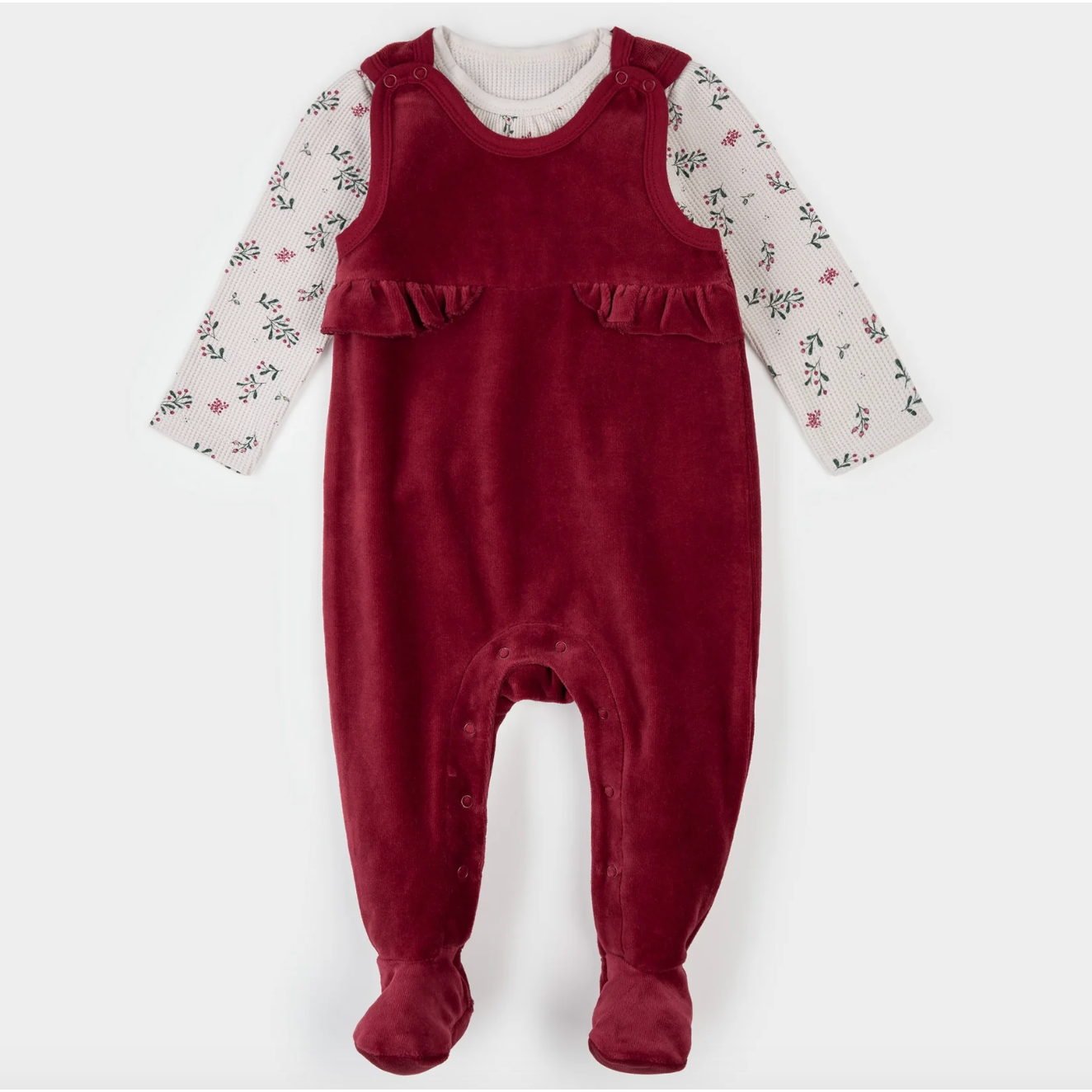 Winterberry Holly Overall Set