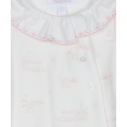 Sweet Toile Babygrow