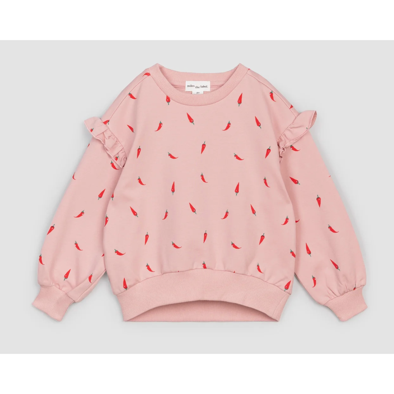 Hot Pepper Print Sweatshirt