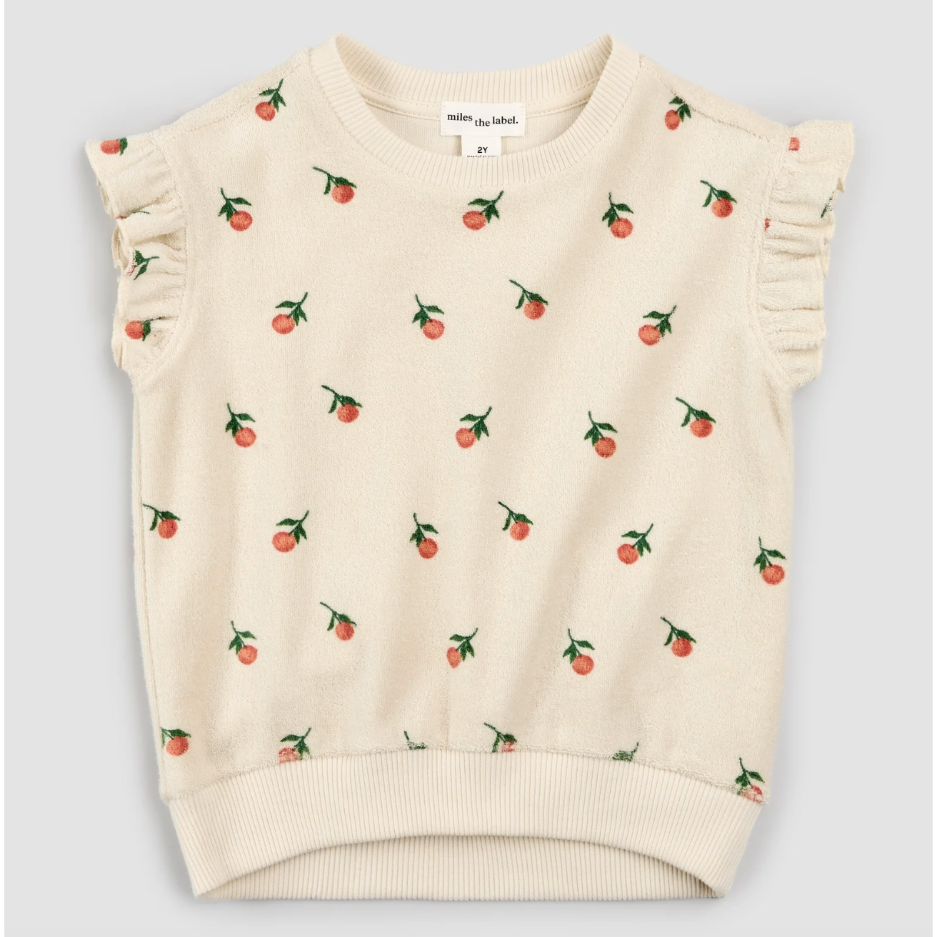 GIRLS SHORT SET VELOUR ORANGES