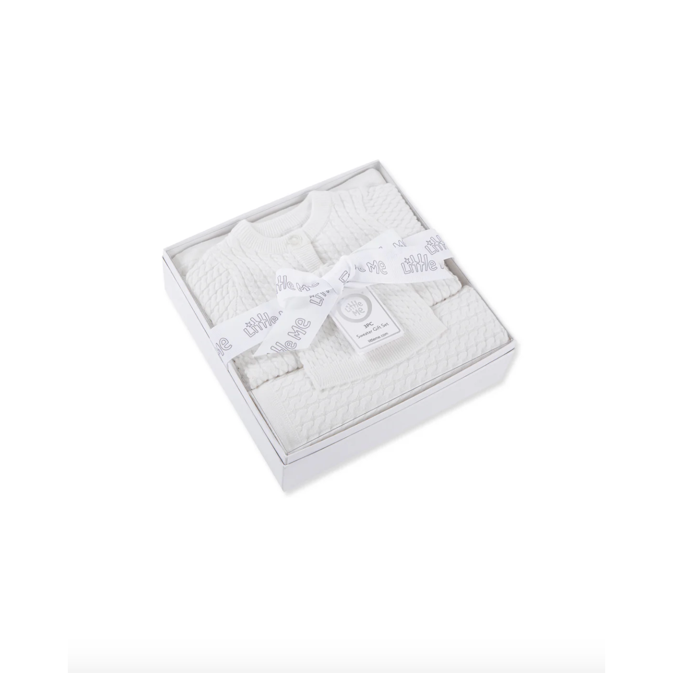 Cable Knit Sweater & Blanket Gift Box