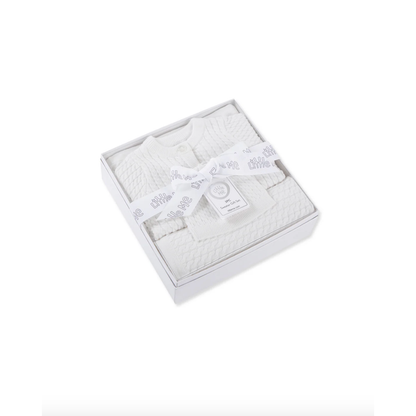 Cable Knit Sweater & Blanket Gift Box