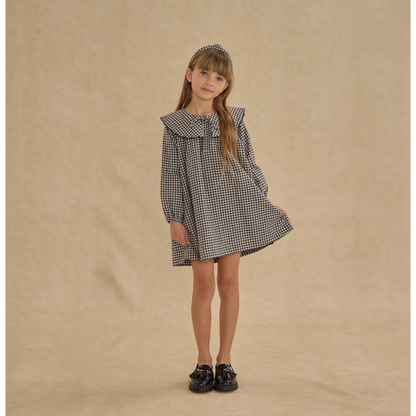 MINI DRESS || BLACK GINGHAM