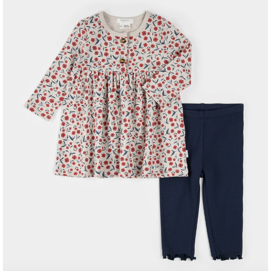 2Pc Dress Set and Legging