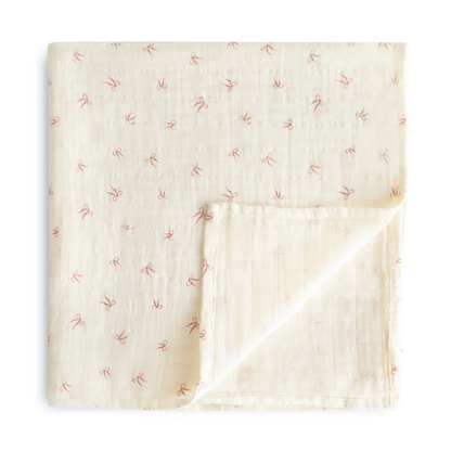 Organic Cotton Muslin Swaddle Blanket