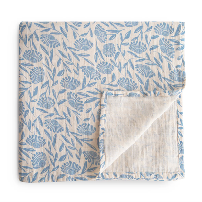 Organic Cotton Muslin Swaddle Blanket