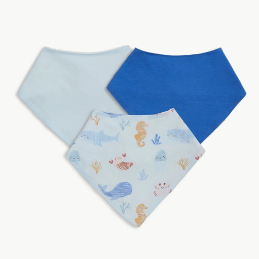 DEEP SEA JUBILEE MODAL BANDANA BIB 3-PACK