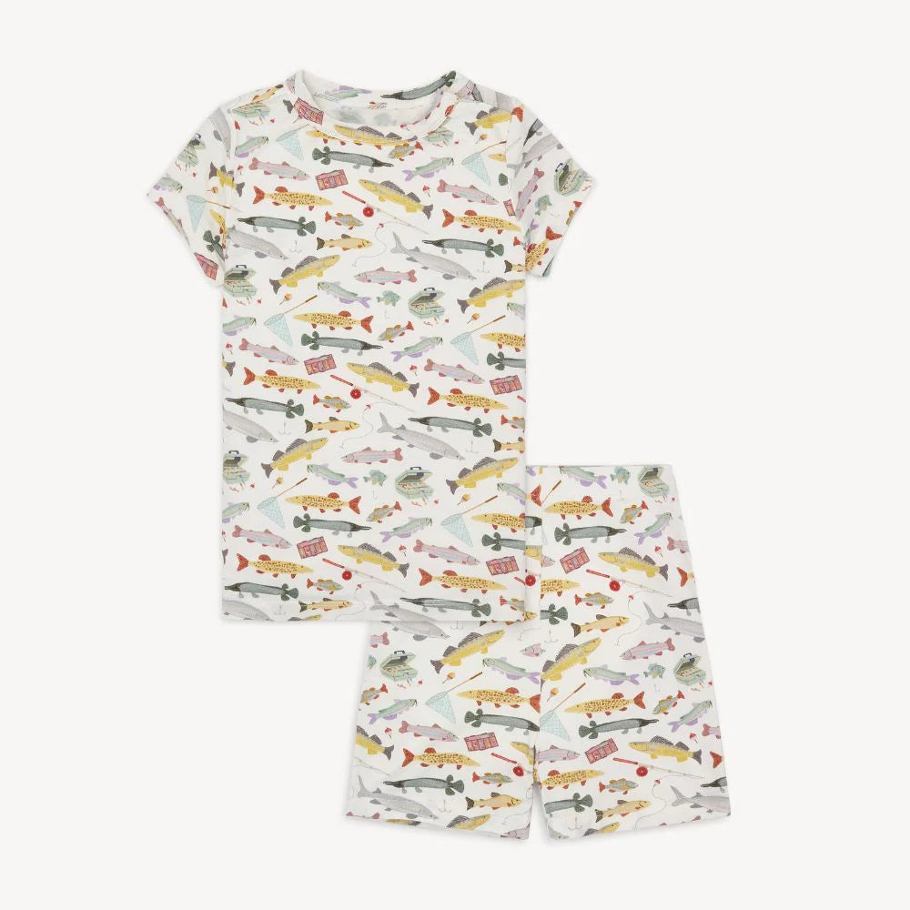 Reel good time modal magnetic no drama pajama short sleeve short set