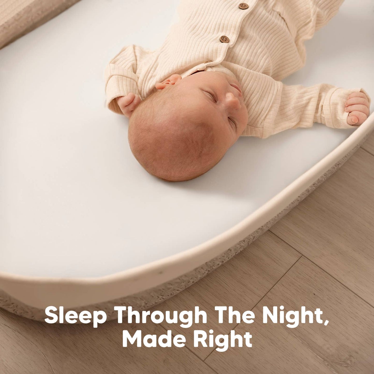 Isla Bassinet Mattress Sheets Fitted for Baby Girls, Boys