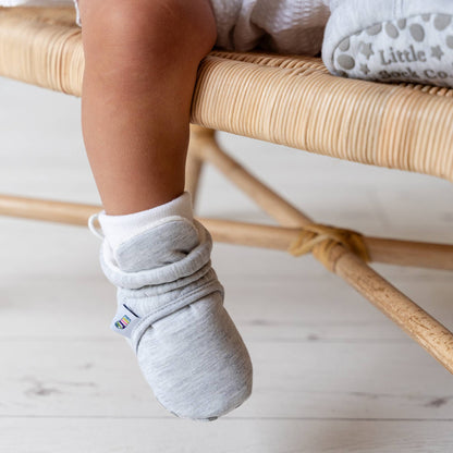 Stay-on, Non-Slip Bootie - Grey - Perfect baby Slipper