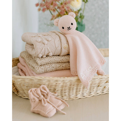 Baby bear lovey (blush)