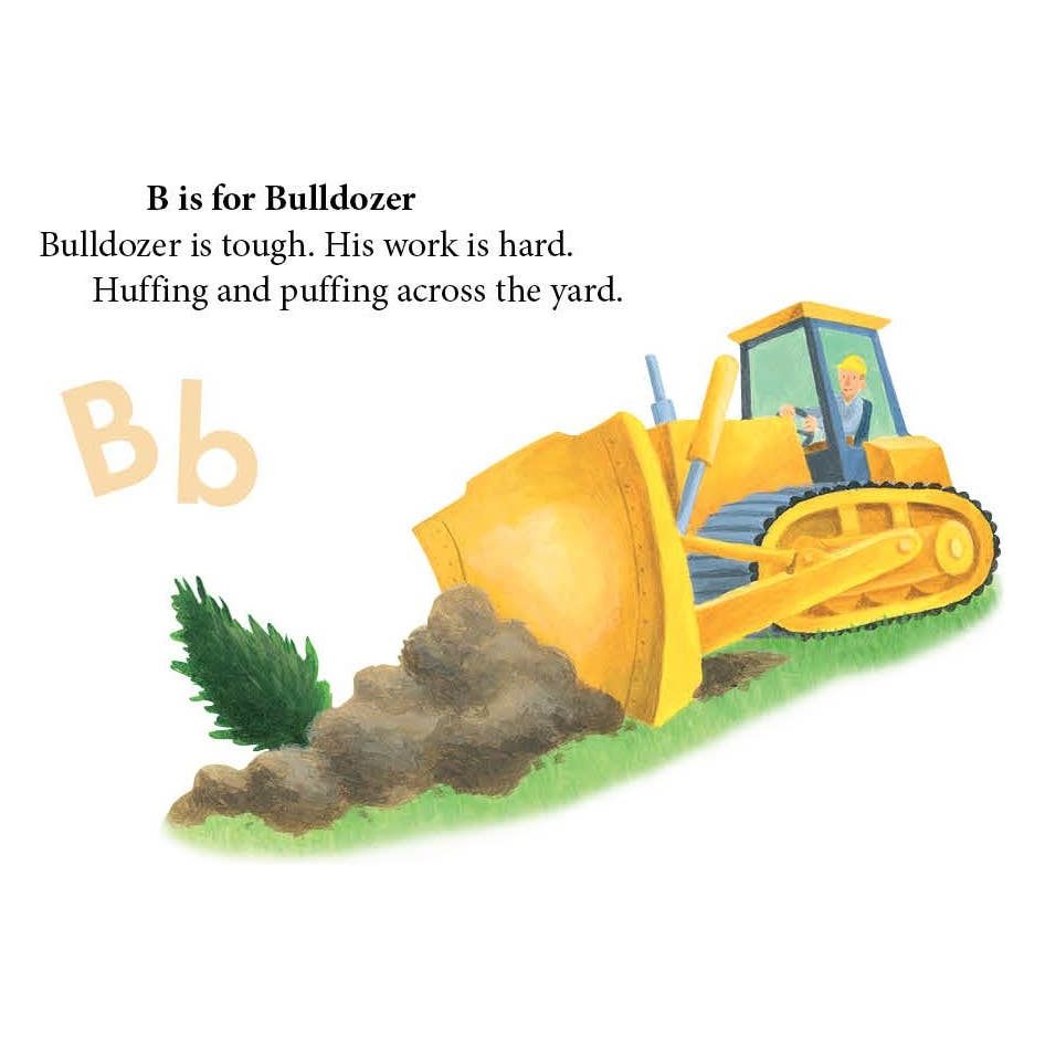D is for Dump Truck toddler board book