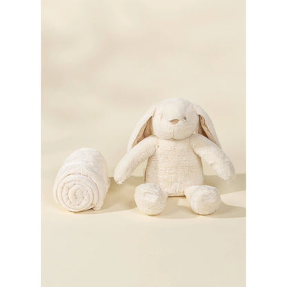 Rabbit Plush Toy Snuggling Blanket