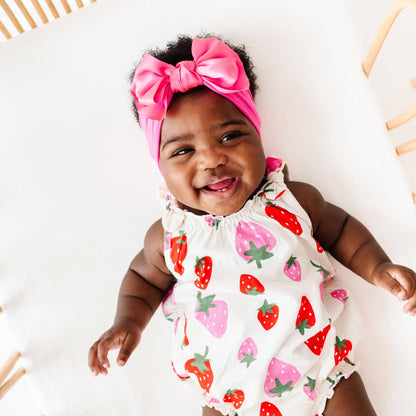 Baby Bling® Satin FAB® soft nylon headband with satin bow