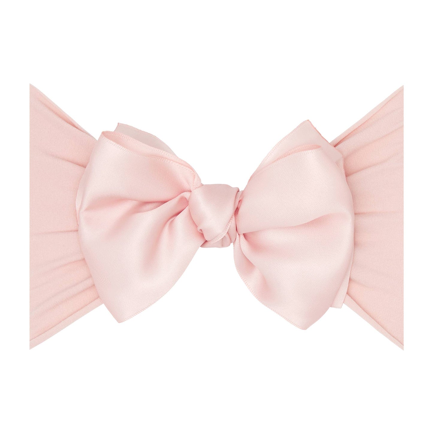 Baby Bling® Satin FAB® soft nylon headband with satin bow
