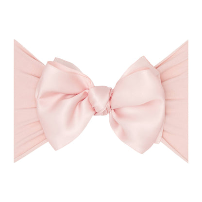 Baby Bling® Satin FAB® soft nylon headband with satin bow