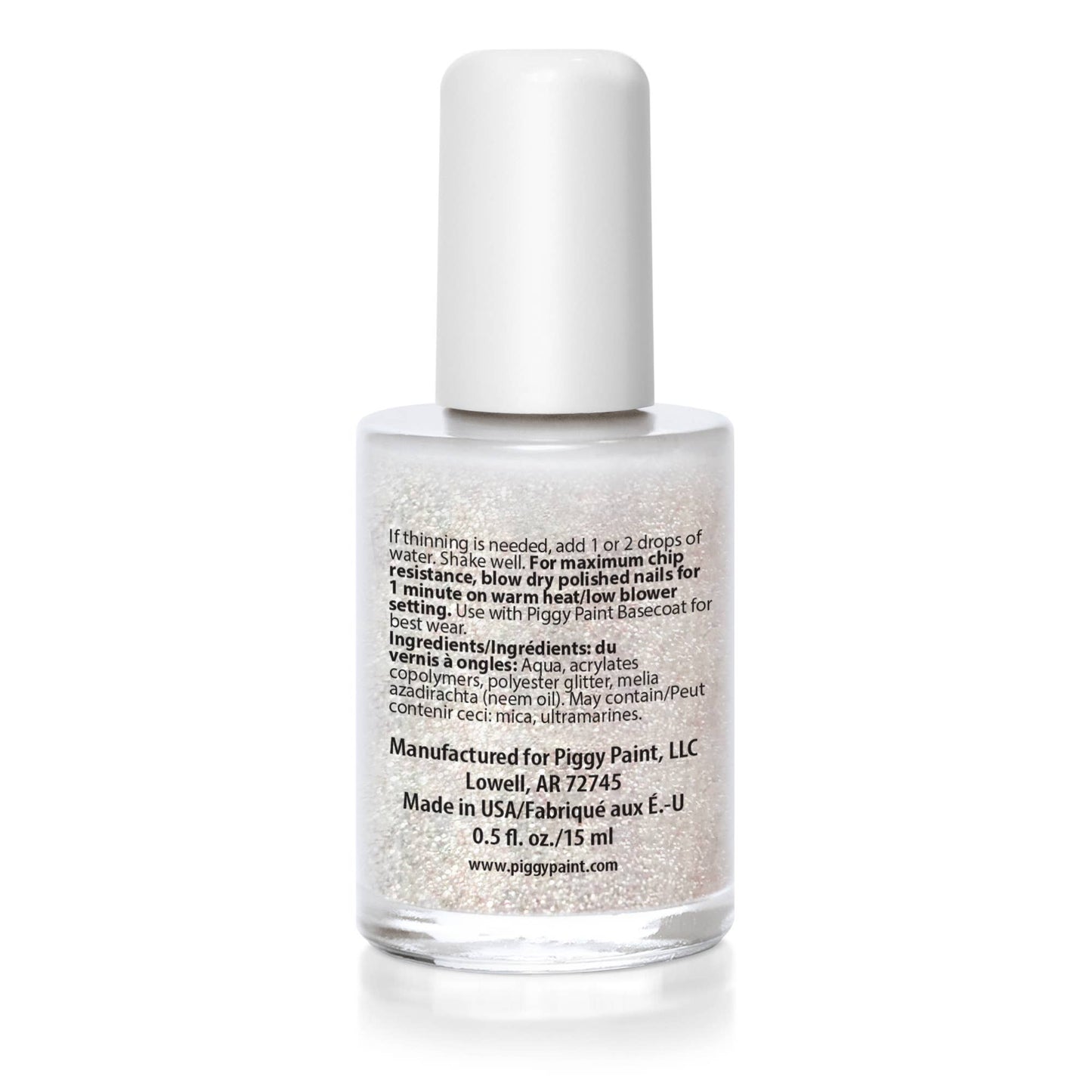 Glitter Topcoat Non-Toxic Kids Nail Polish