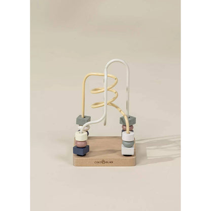 Wooden Baby Toy Gifting Set Stacking Rings & Bead Maze