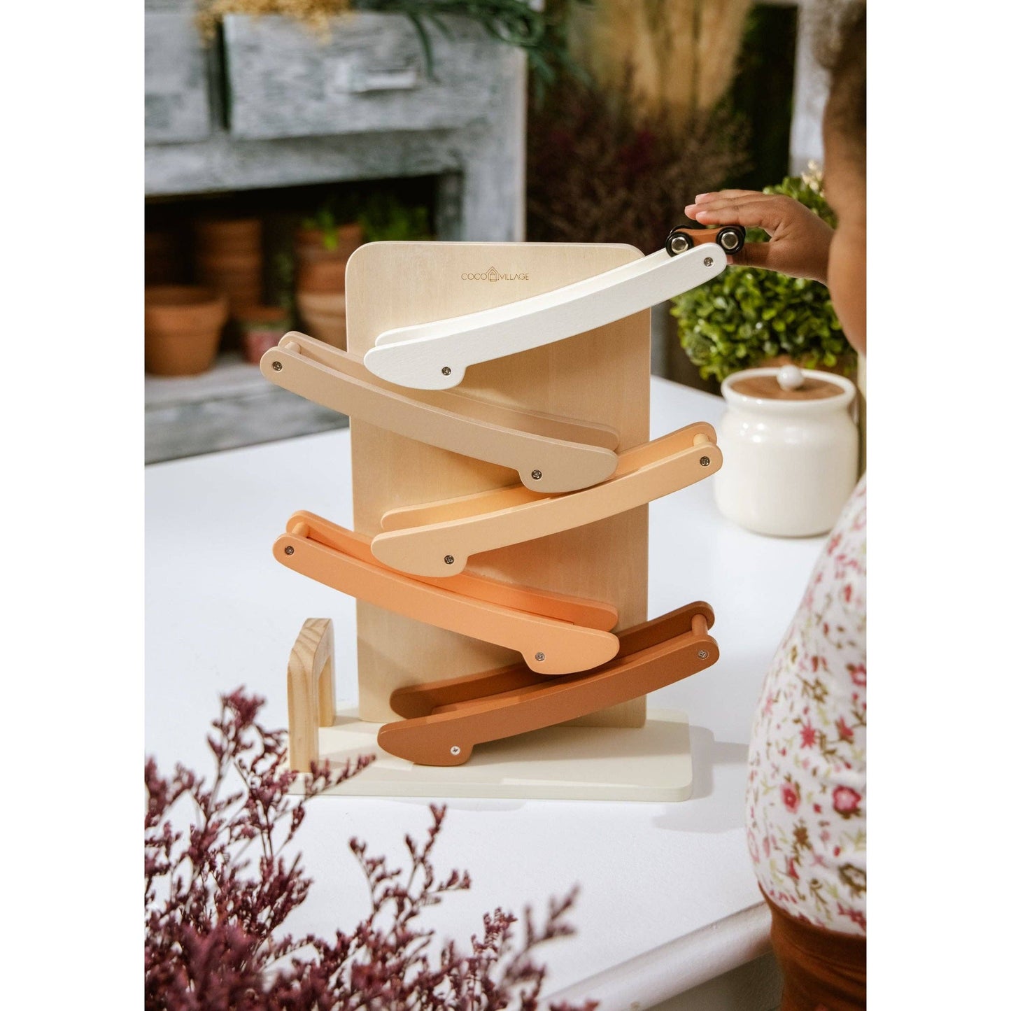 Wooden Car Glidder Track