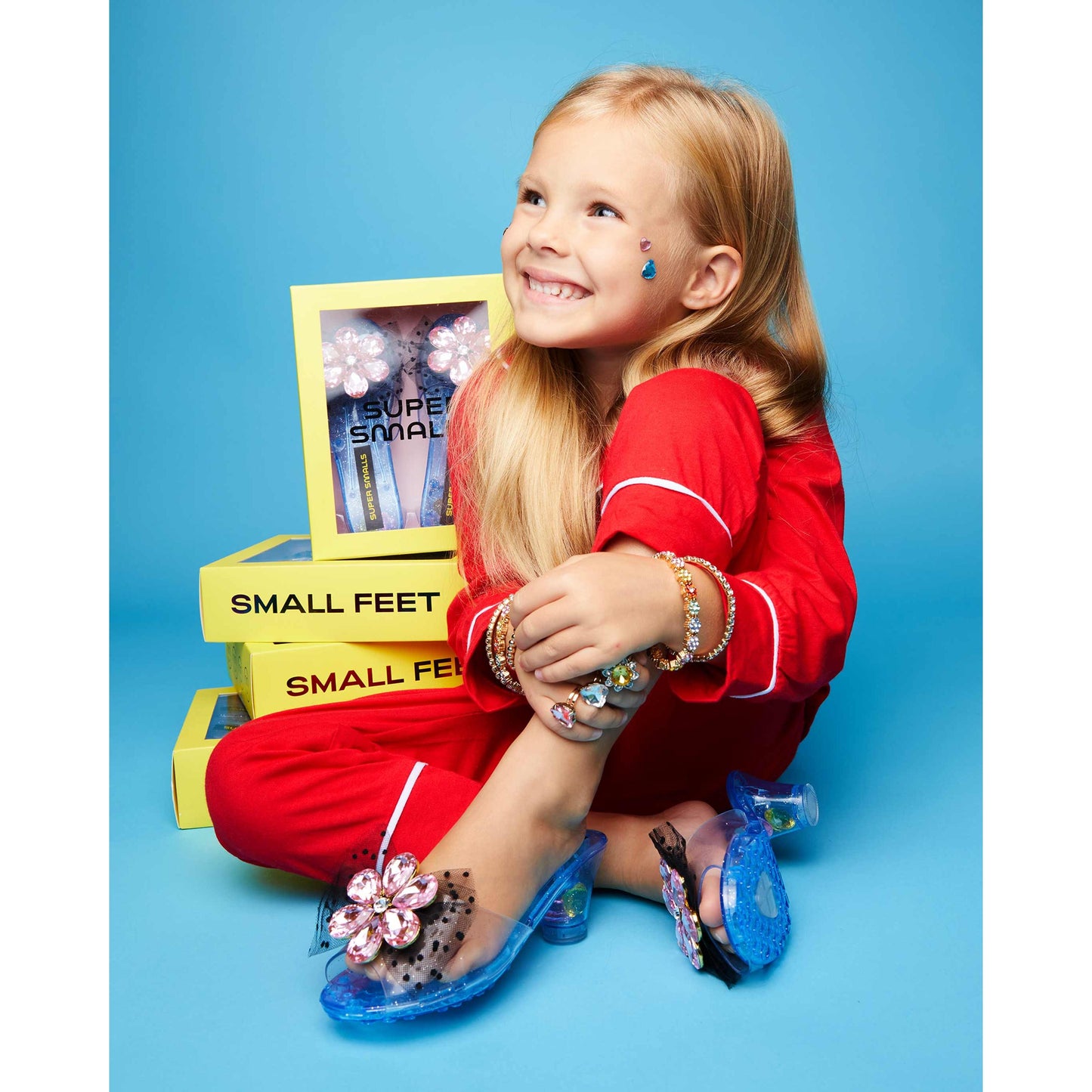 Pink Flower Gem Play Shoes