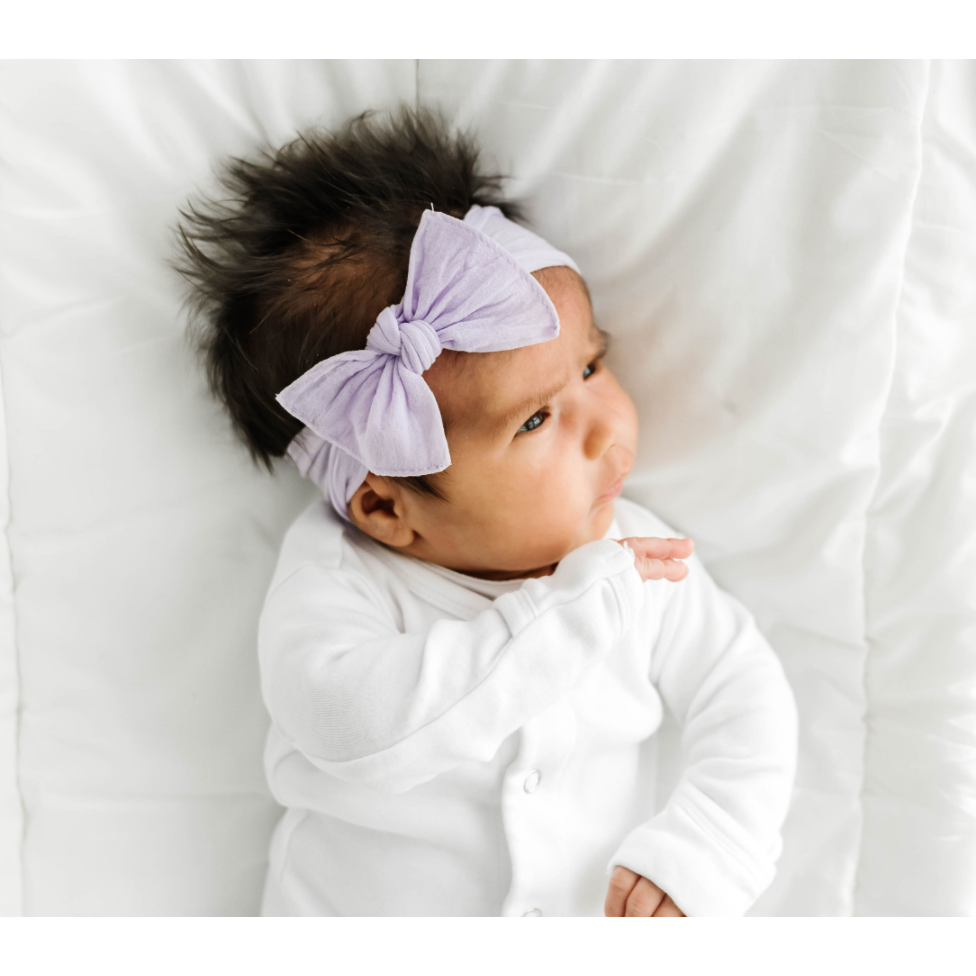 Baby Bling® Itty Bitty Knot small soft nylon bow headband