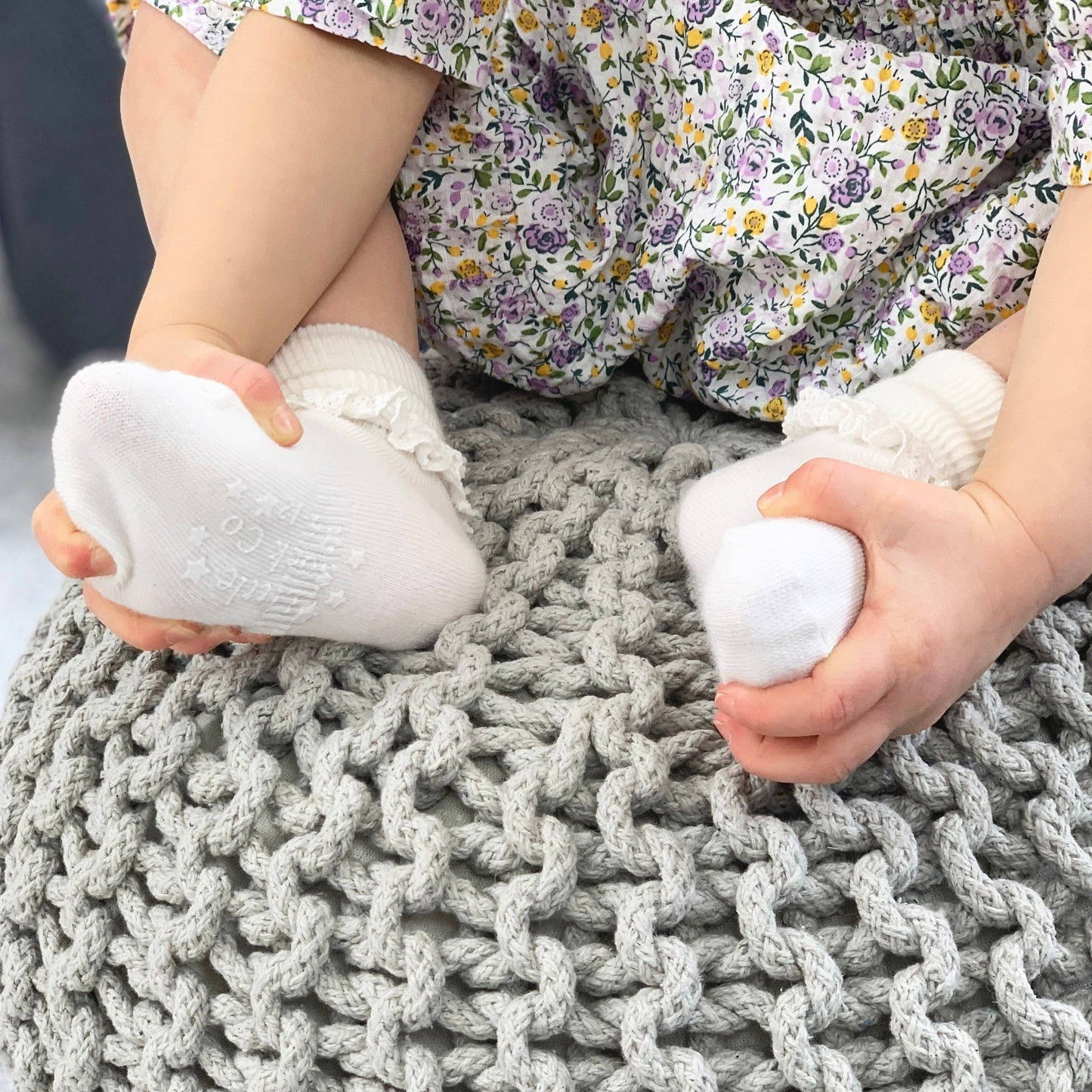 Frilly Non-Slip Stay-On Baby and Toddler Socks