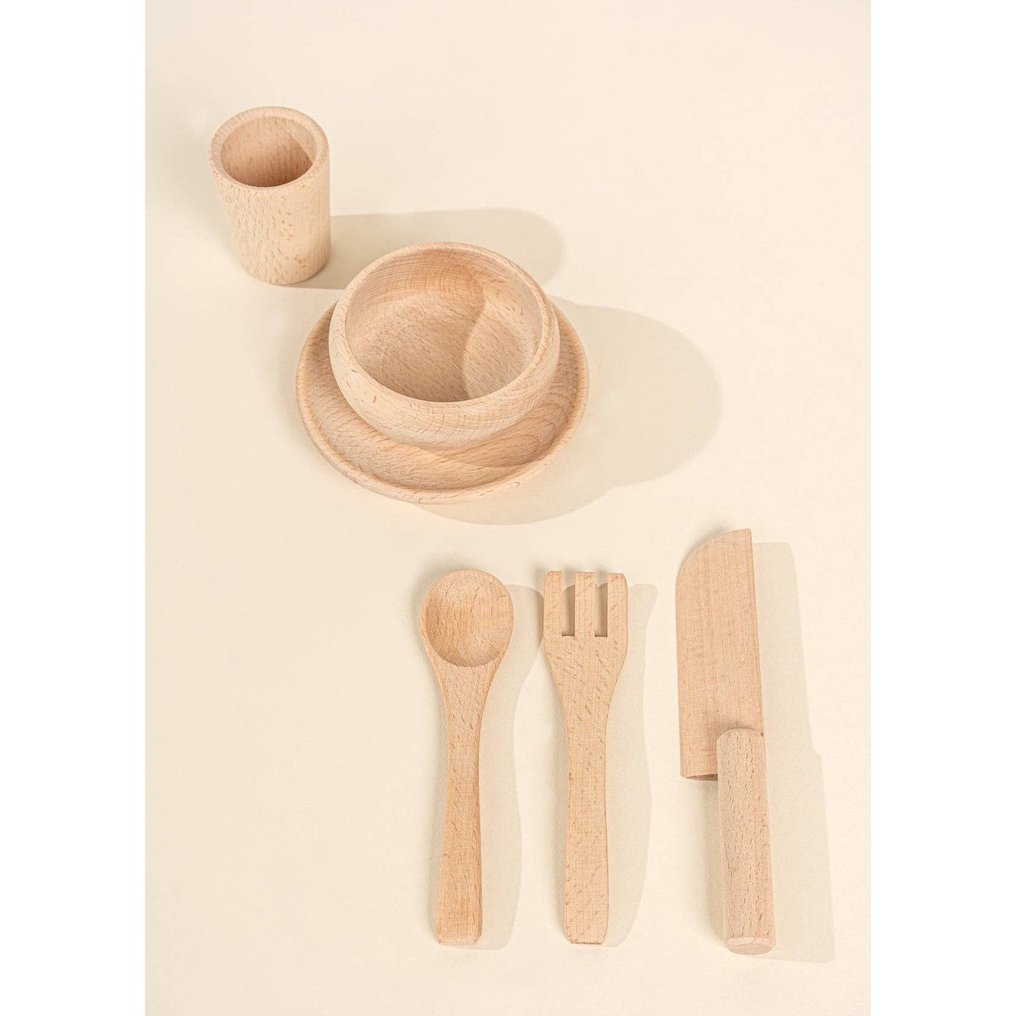 Wooden Dinnerware Playset (12 Pcs)