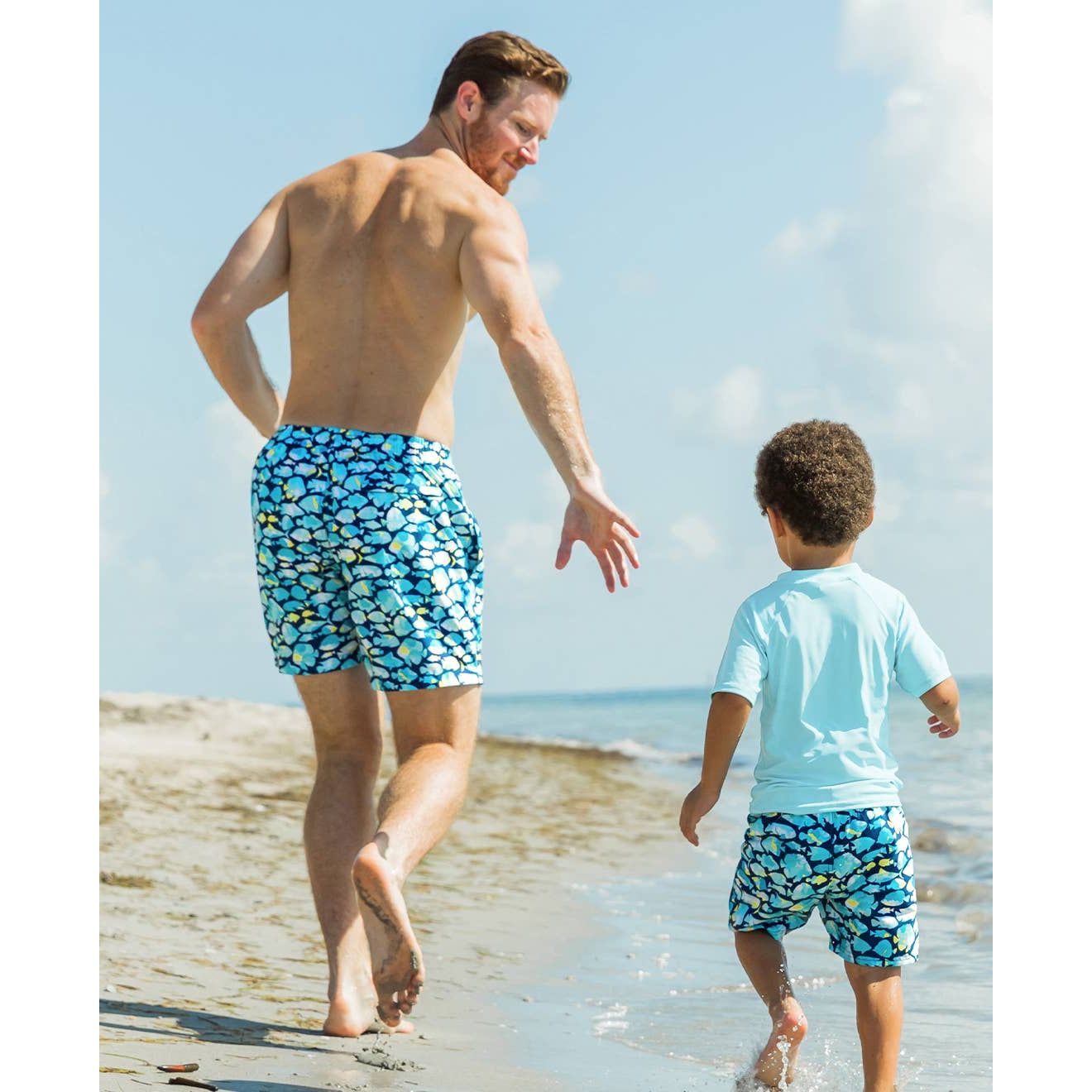Boys Fish Friends Swim Trunks