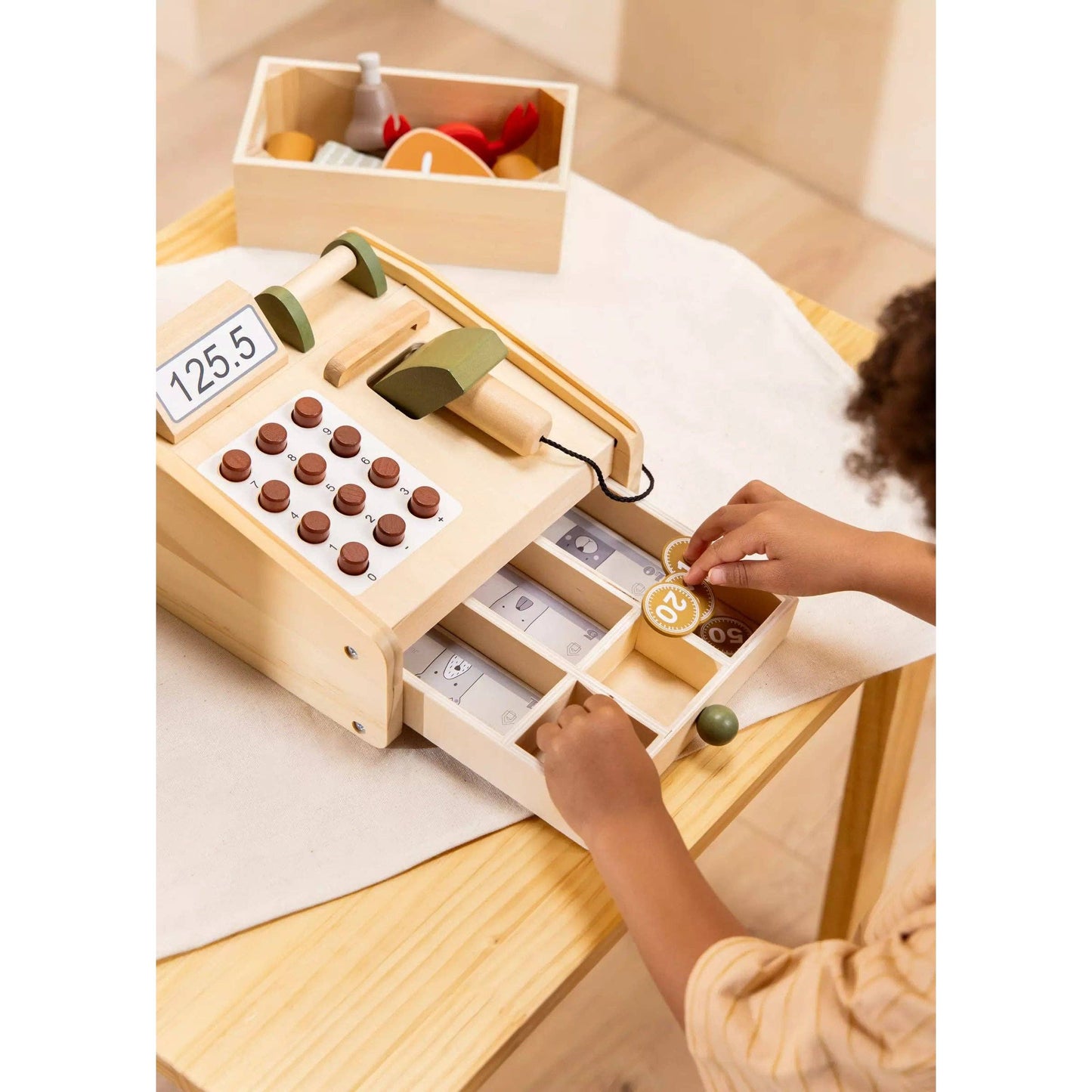 Wooden Cash Register