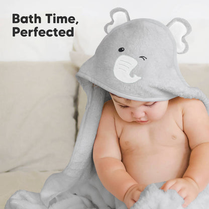 KeaBabies Cuddle Baby Hooded Towel