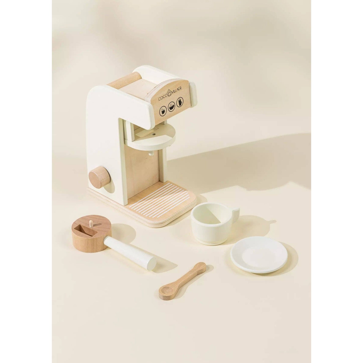 Wooden Coffee Maker Set - Foam