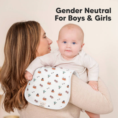 KeaBabies 5-Pack Urban Burp Cloths