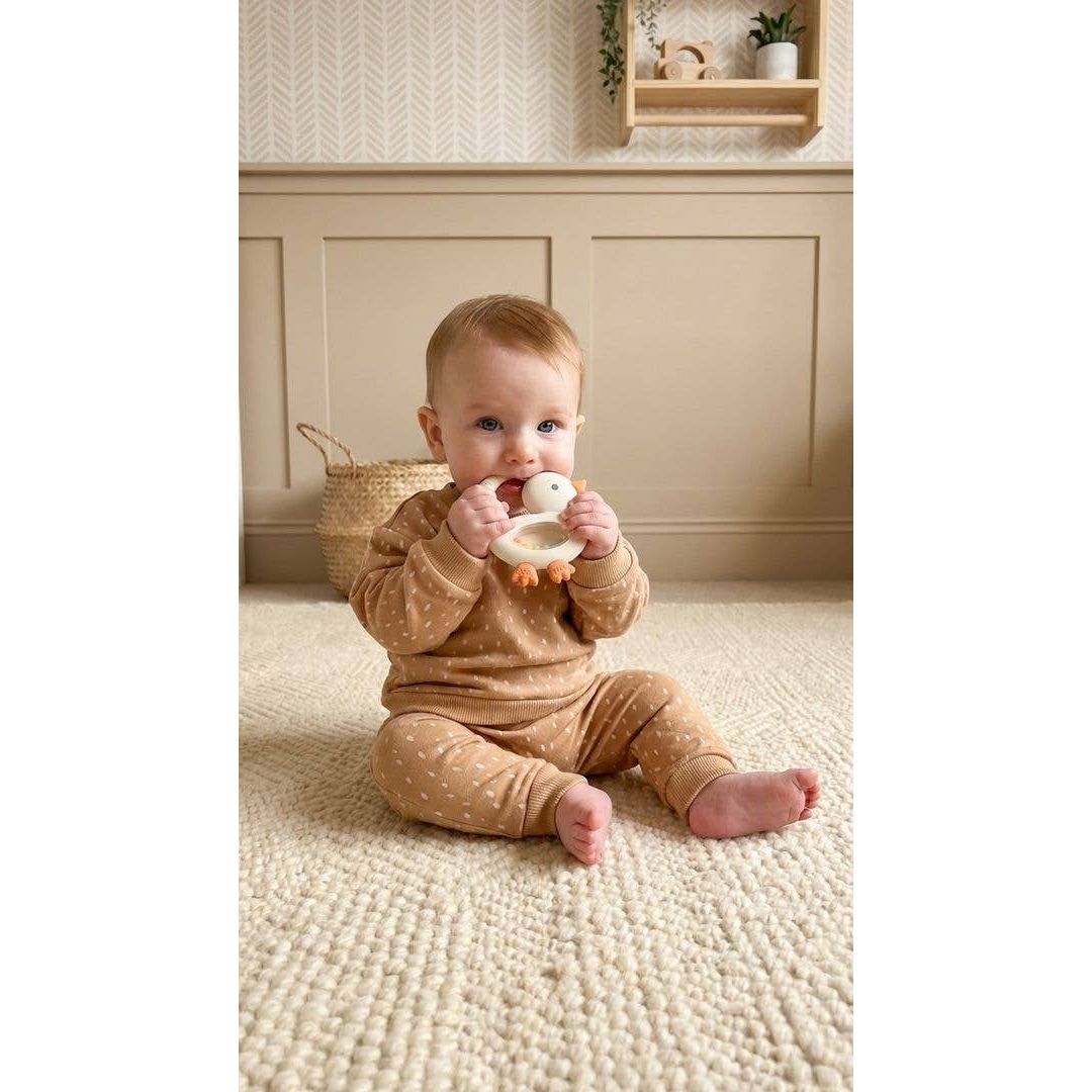 "NEW" Bitzy Shake™ - Silicone Teether with Rattle