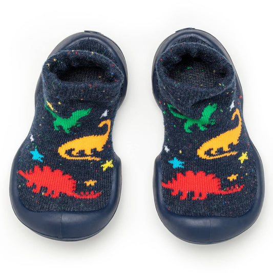 Komuello first walker baby sock shoes - Dinos