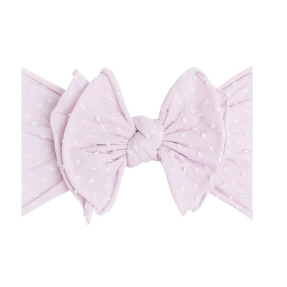 Baby Bling® Shabby Dot FAB-BOW-LOUS® soft nylon bow headband