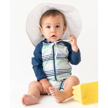 Kids White Sun Protective Hat