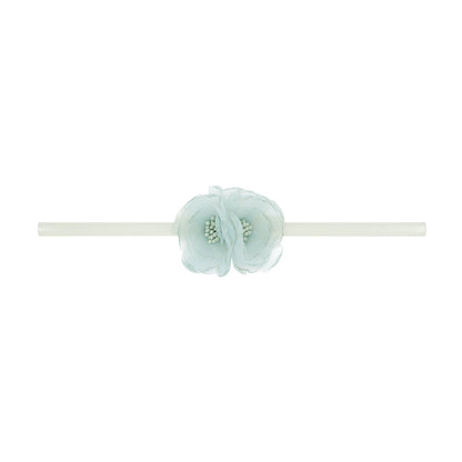 Baby Bling® Flower Skinny soft nylon headband