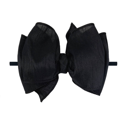 Baby Bling® Faux Silk Big Classic Bow Skinny on Nylon
