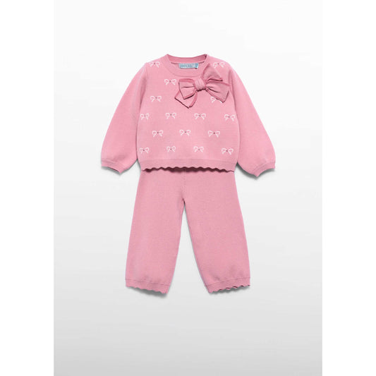Baby Girl Knit Pants Set