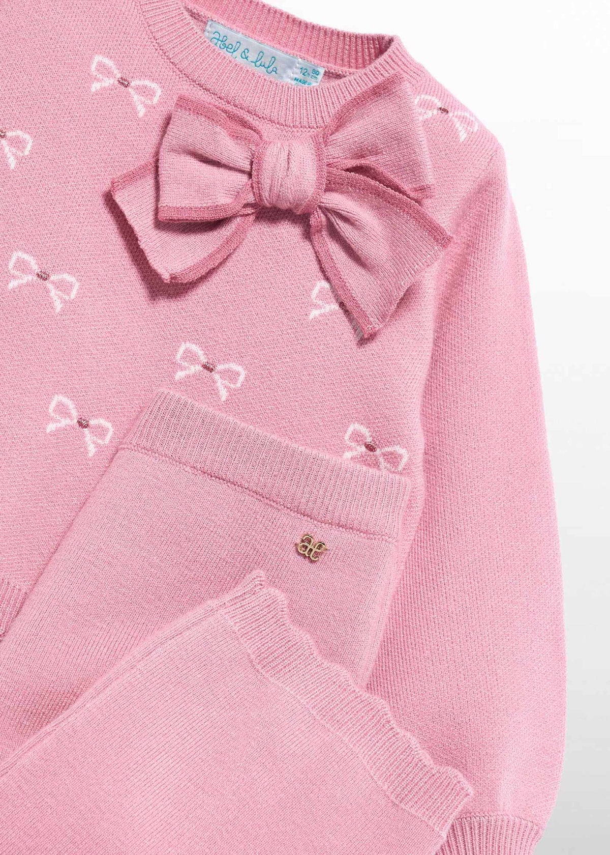 Baby Girl Knit Pants Set