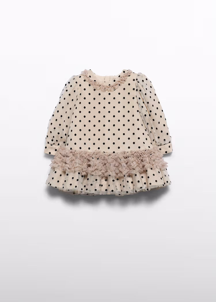 Tulle polka dots dress