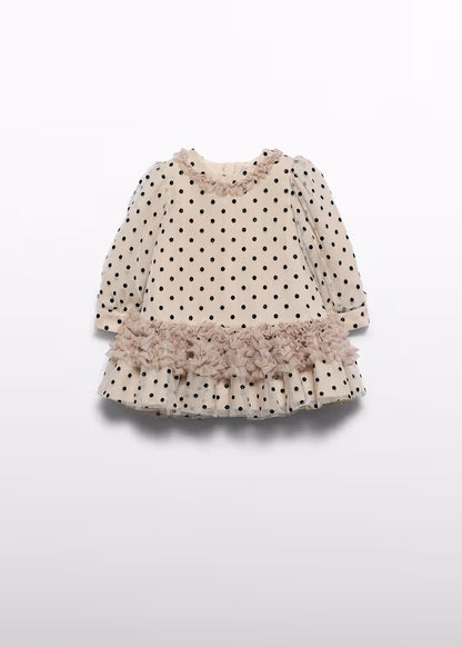 Tulle polka dots dress