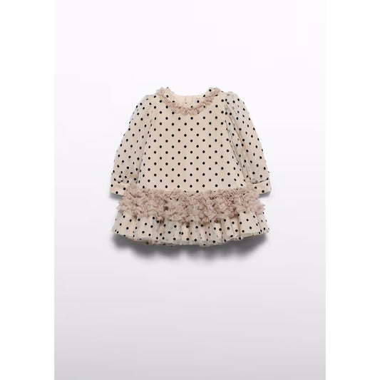 Tulle polka dots dress