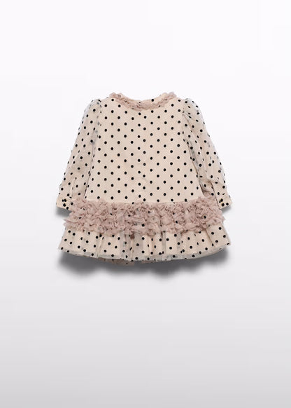 Tulle polka dots dress