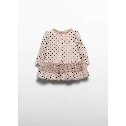 Tulle polka dots dress