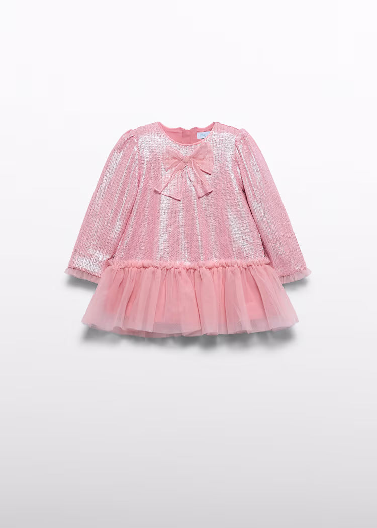 Pink Sequins Dress
