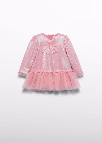 Pink Sequins Dress