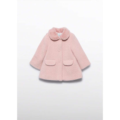 Structured knit coat