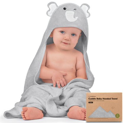 KeaBabies Cuddle Baby Hooded Towel