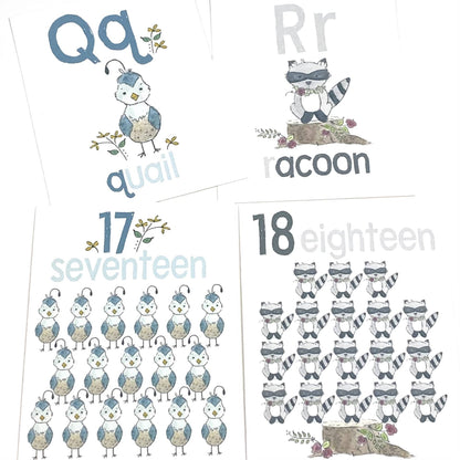 ABC & 123 Flashcards for Kids